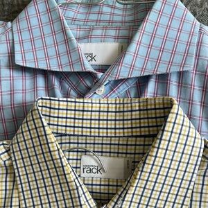 2 for the price of 1 Nordstrom rack dress shirts slim fit 15.5 34/35